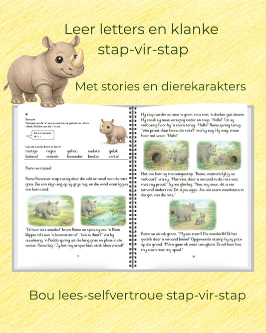 Alfabetlaan Boek 3 | Diakritiese tekens, -tjie en -djie klanke en nasale klanke
