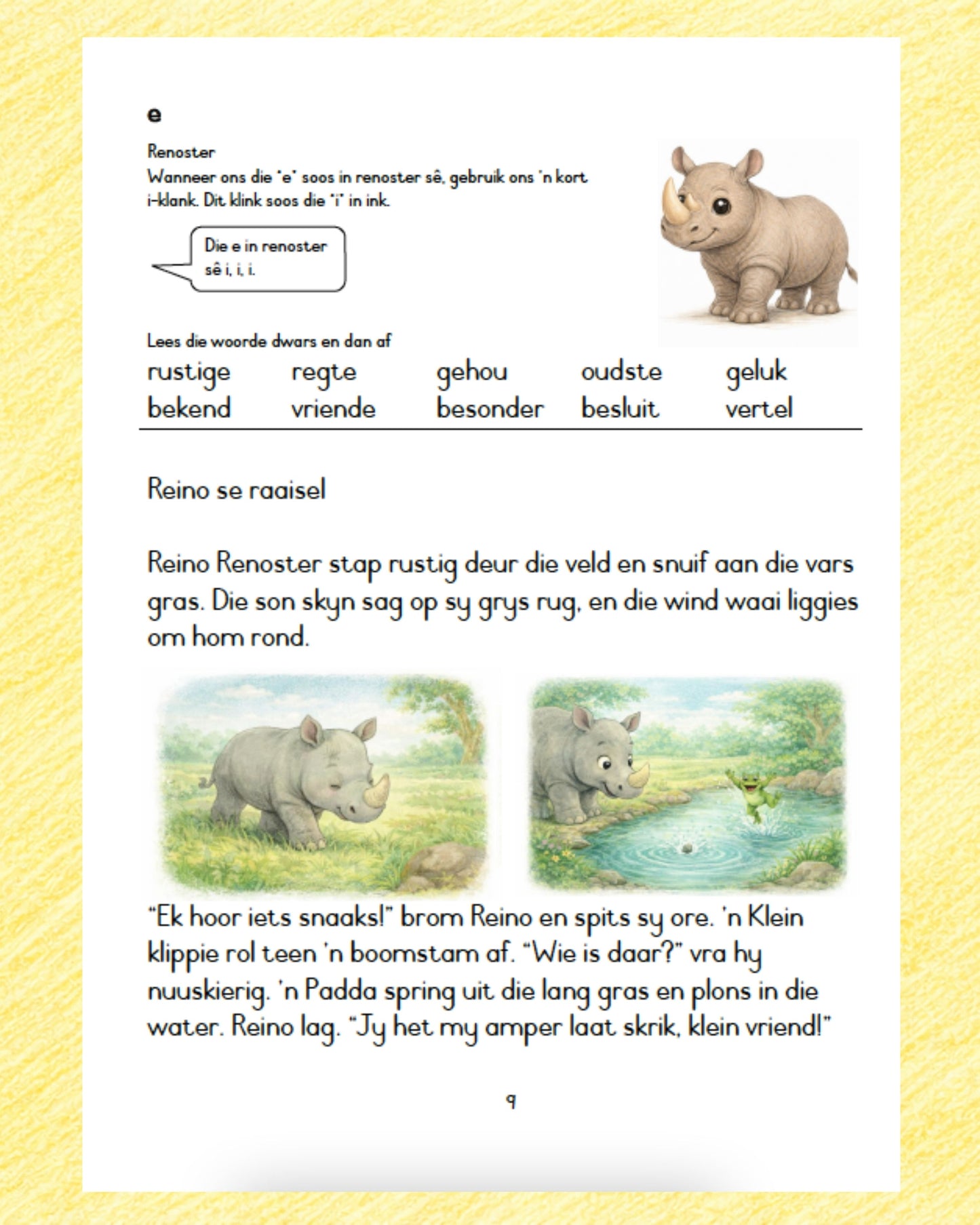 Alfabetlaan Boek 3 | Diakritiese tekens, -tjie en -djie klanke en nasale klanke