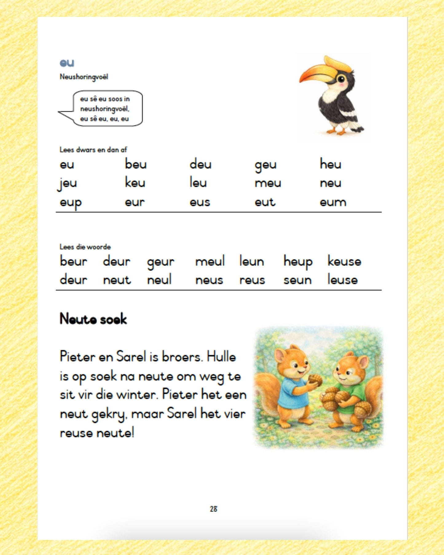 Alfabetlaan Boek 2 | Leesontwikkeling met Lang Klanke en Woordbou (PDF)