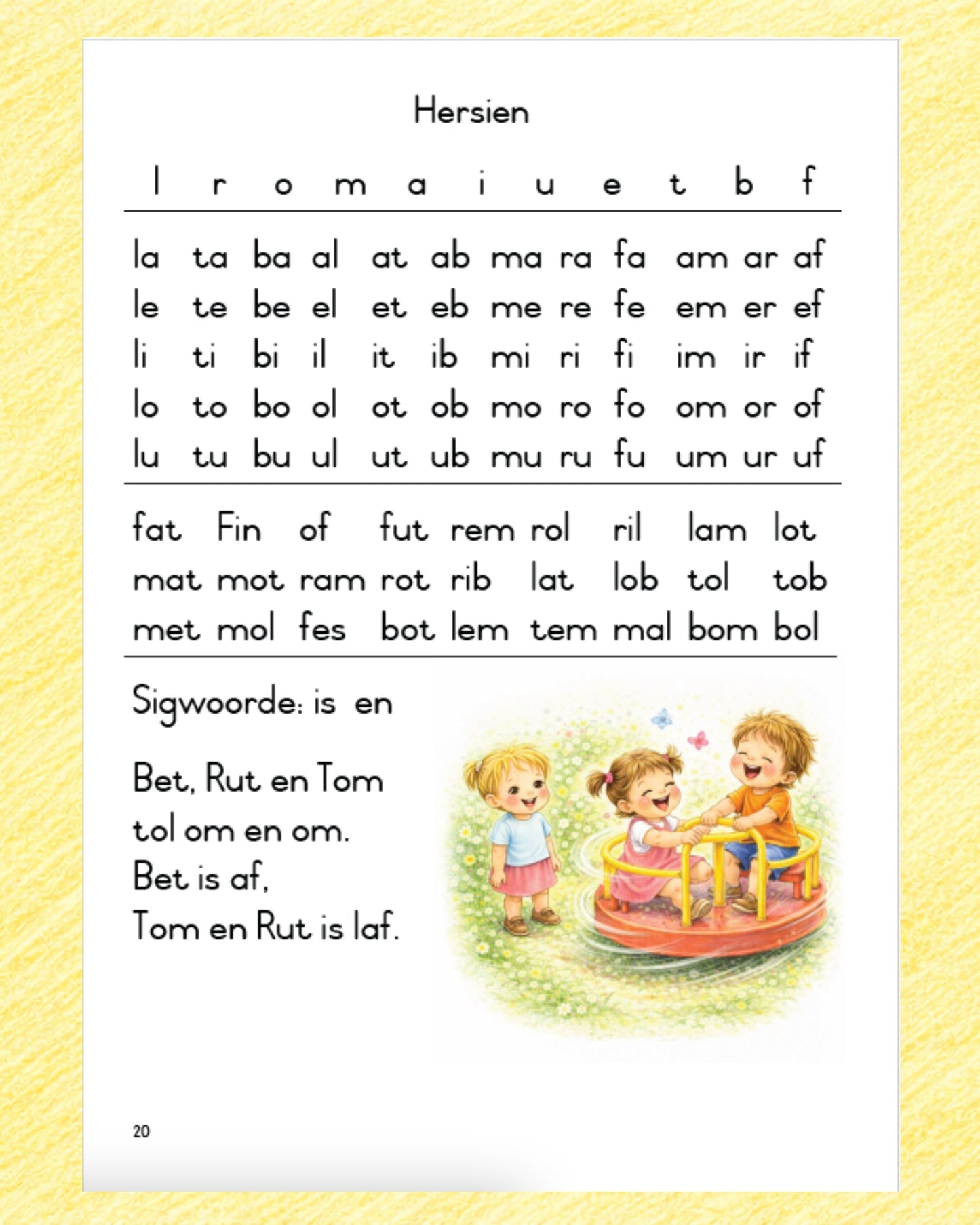 Alfabetlaan Boek 1 | Leesboek en Ouerhandleiding (PDF)