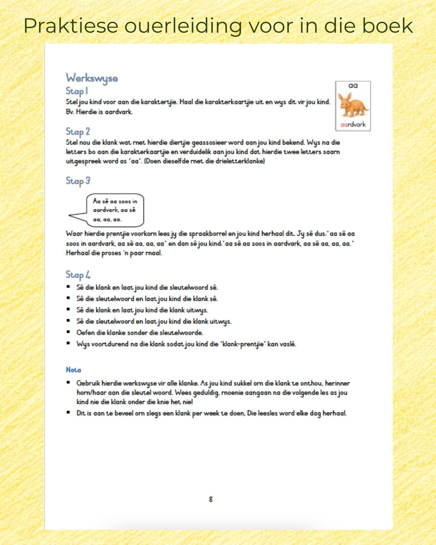 Alfabetlaan Boek 2 | Leesontwikkeling met Lang Klanke en Woordbou (PDF)
